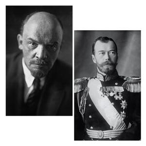 Biografías de Nicolás II y Lenin